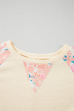 Load image into Gallery viewer, Printed Round Neck Balloon Sleeve Sweatshirt