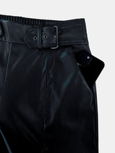 Load image into Gallery viewer, Half Elastic Waist Wide Leg Pants