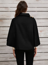 Load image into Gallery viewer, Collared Neck Cropped Cape