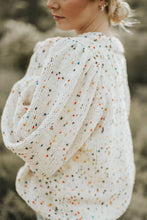 Load image into Gallery viewer, Confetti Round Neck Long Sleeve Sweater