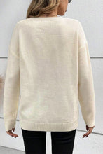 Load image into Gallery viewer, BOO Round Neck Long Sleeve Sweater