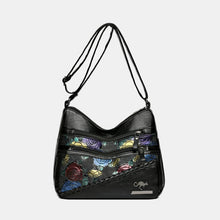 Load image into Gallery viewer, PU Leather Rose Pattern Shoulder Bag