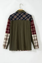 Load image into Gallery viewer, Plaid Button Up Long Sleeve Jacket