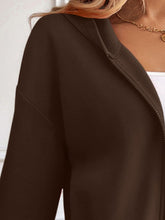 Load image into Gallery viewer, Ivy Lane Zip Up Dropped Shoulder Hooded Jacket