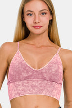 Load image into Gallery viewer, Zenana Washed Ribbed Bra Padded Cami