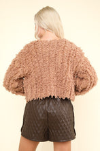 Load image into Gallery viewer, VERY J Shaggy Yarn Knit Zip Up Jacket