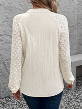 Load image into Gallery viewer, Textured Notched Long Sleeve Shirt