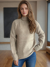 Load image into Gallery viewer, Turtleneck Long Sleeve Sweater