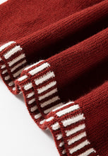 Load image into Gallery viewer, Striped Detail Round Neck Dropped Shoulder Sweater