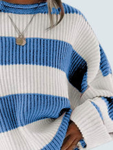 Load image into Gallery viewer, Round Neck Long Sleeve Sweater