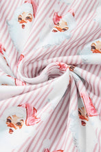 Load image into Gallery viewer, Santa Print Long Sleeve Top and Pants Lounge Set