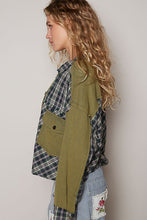 Load image into Gallery viewer, POL Plaid Button Down Shirt with Chest Pockets