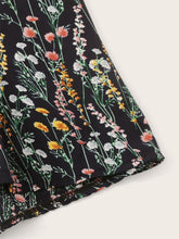Load image into Gallery viewer, Tied Printed Short Sleeve Romper