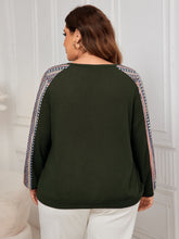 Load image into Gallery viewer, Plus Size Printed Long Sleeve Sweatshirt