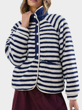 Load image into Gallery viewer, Pocketed Half Snap Sherpa Jacket