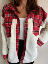 Load image into Gallery viewer, Fuzzy Button Up Long Sleeve Jacket