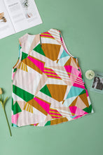 Load image into Gallery viewer, Color Block Round Neck Tank