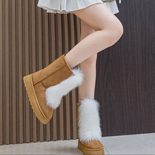 Load image into Gallery viewer, Thermal Suede Platform Boots