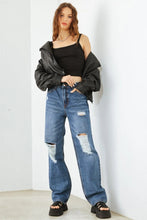 Load image into Gallery viewer, HAMMER COLLECTION Distressed High Waist Jeans