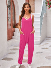 Load image into Gallery viewer, Spaghetti Strap Jumpsuit with Pockets