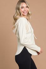 Load image into Gallery viewer, Culture Code Full Size Ribbed Zip Up Drawstring Hooded Jacket