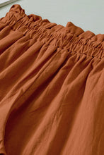 Load image into Gallery viewer, Drawstring Paperbag Waist Wide Leg Pants