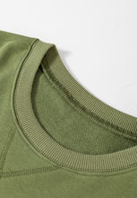 Load image into Gallery viewer, Solid Color Round Neck Long Sleeve Sweatshirt