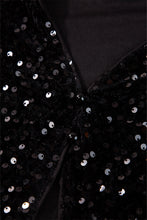 Load image into Gallery viewer, Sequin Round Neck Long Sleeve Blouse