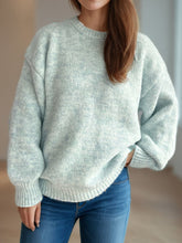 Load image into Gallery viewer, Round Neck Long Sleeve Sweater
