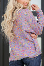 Load image into Gallery viewer, Confetti V-Neck Long Sleeve Sweater