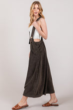 Load image into Gallery viewer, SAGE + FIG Full Size Wide Strap Wide Leg Overalls
