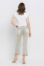 Load image into Gallery viewer, Lovervet Distressed Raw Hem Cropped Flare Jeans