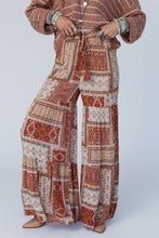 Load image into Gallery viewer, Geometric High Waist Wide Leg Pants