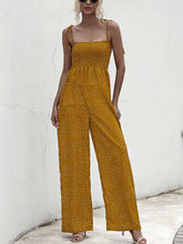 Load image into Gallery viewer, Square Neck Spaghetti Strap Jumpsuit