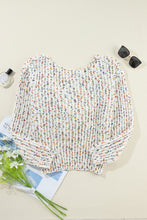 Load image into Gallery viewer, Twisted Confetti Boat Neck Sweater