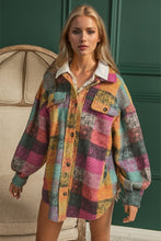 Load image into Gallery viewer, Double Take Full Size Button Up Plaid Shacket with Pockets