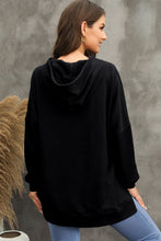 Load image into Gallery viewer, Waffle-Knit Long Sleeve Hoodie