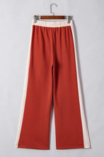 Load image into Gallery viewer, Drawstring Contrast Wide Leg Pants
