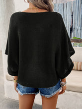 Load image into Gallery viewer, V-Neck Batwing Sleeve Knit Top