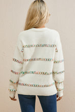 Load image into Gallery viewer, Round Neck Long Sleeve Sweater