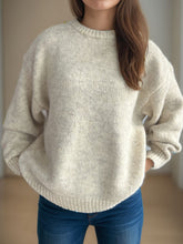 Load image into Gallery viewer, Round Neck Long Sleeve Sweater
