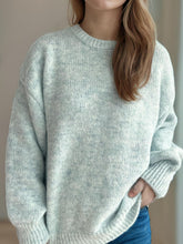 Load image into Gallery viewer, Round Neck Long Sleeve Sweater