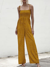 Load image into Gallery viewer, Square Neck Spaghetti Strap Jumpsuit
