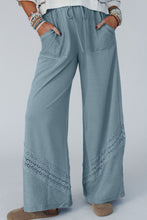 Load image into Gallery viewer, Lace Detail Wide Leg Pants