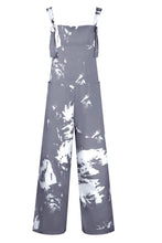 Load image into Gallery viewer, Pocketed Tie-Dye Wide Strap Overalls