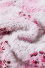 Load image into Gallery viewer, Pearl Detail Heart Round Neck Sweater