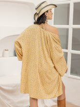 Load image into Gallery viewer, Printed Halter Neck Romper and Cover Up Set