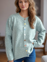 Load image into Gallery viewer, Button Down Long Sleeve Cardigan