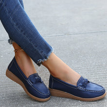 Load image into Gallery viewer, Weave Wedge Heeled Loafers