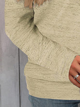Load image into Gallery viewer, Full Size Heathered Long Sleeve Top